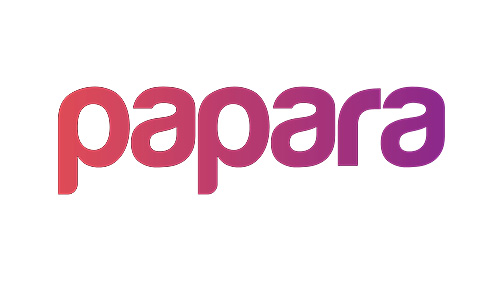 Official Papara e-wallet logo featuring lowercase purple text 'papara' in a modern, clean style, indicating that Royal x Casino supports fast deposits and withdrawals for users in Turkey through Papara.